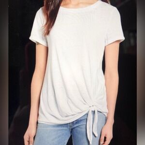 Caslon Side-Tie Burnout Tee